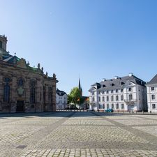 Ludwigskirche und Staatskanzlei des Saarlandes