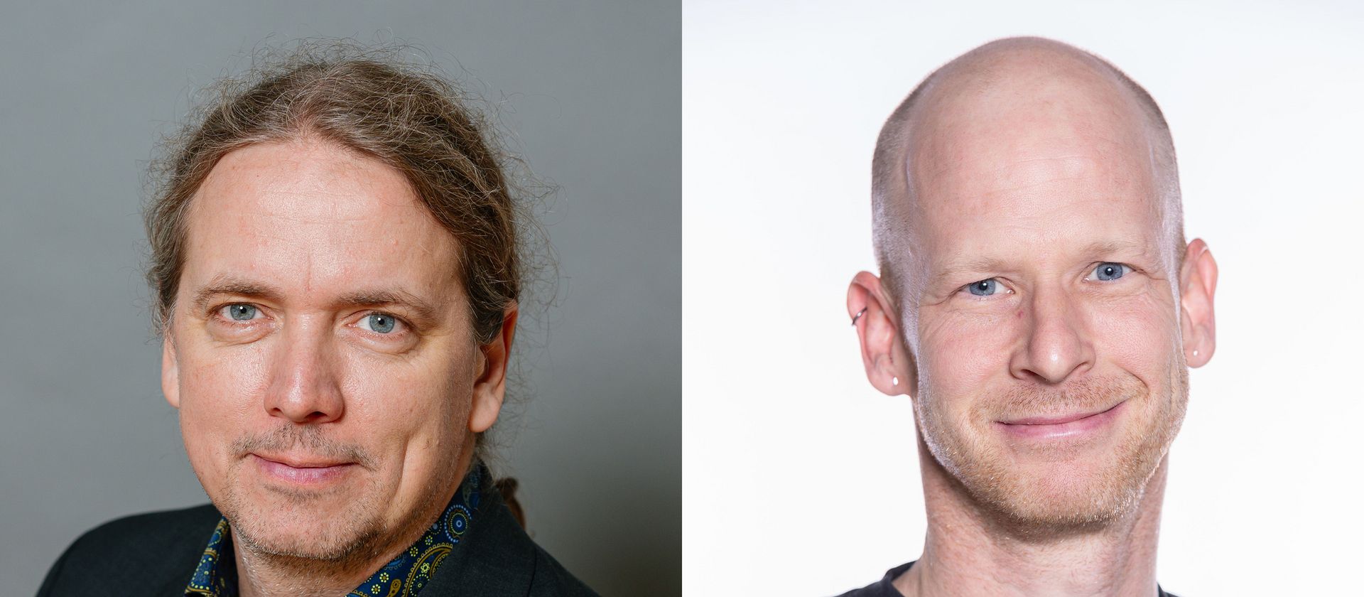 Portraits of Alexander Titz and Christian Sieben