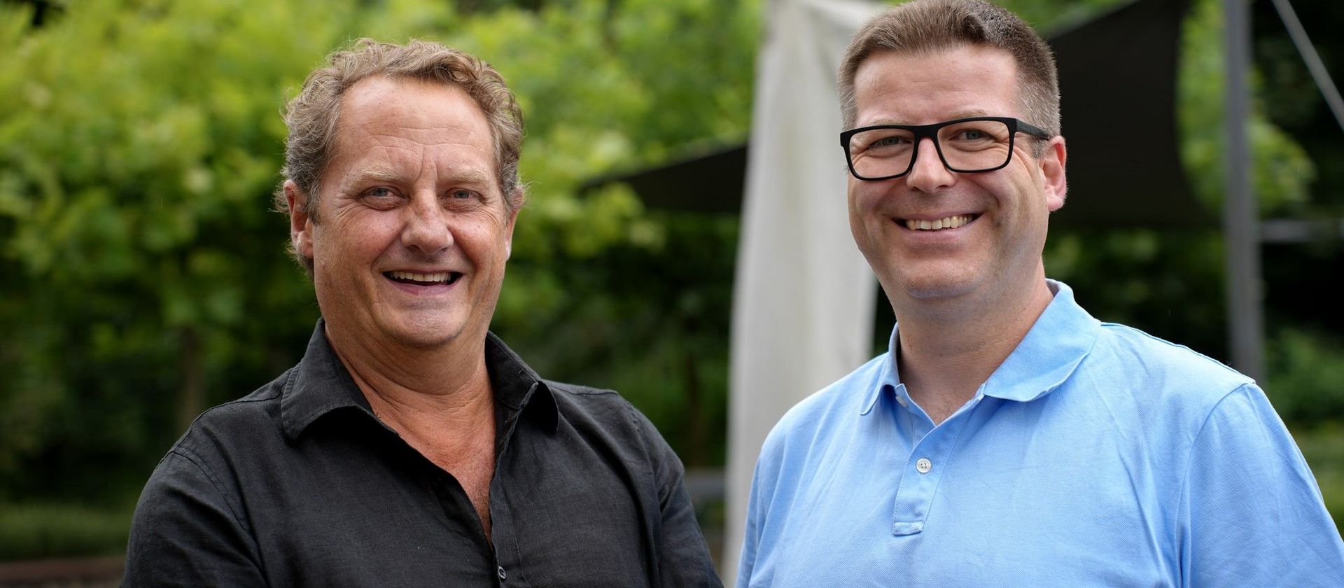 v.l.n.r. Prof. Brett Neilan and Prof. Tobias Gulder