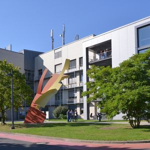 The research laboratories are located in the D building. © HZI
